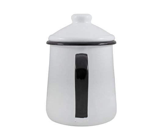 Cafeteira Esmaltada Tradicional - nº 12 - Branca - 1100 ml (EWEL)