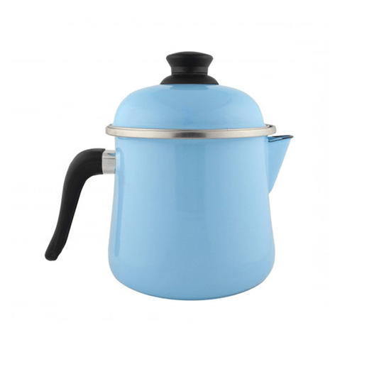 Leiteira Esmaltada Bojuda - nº 16 - Azul Claro - 2000 ml (EWEL)