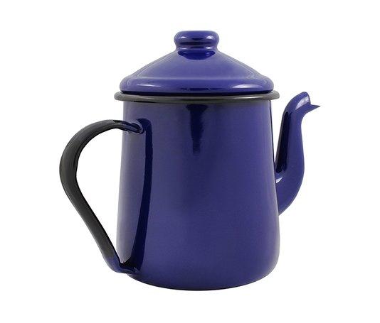 Cafeteira Esmaltada Tradicional - nº 12 - Azul - 1100 ml (EWEL)