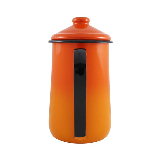 Bule para Café Esmaltado Tradicional - nº 14 - Laranja - 1500 ml (EWEL)