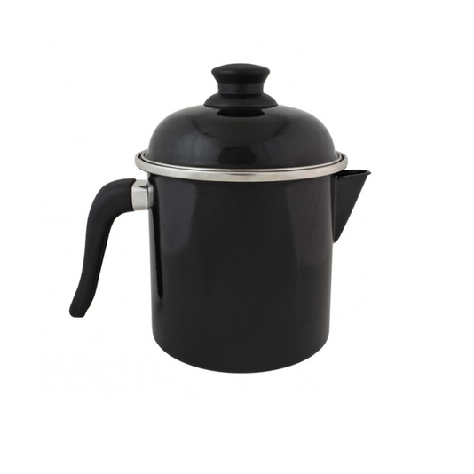 Leiteira Esmaltada - nº 16 - Preta - 1800 ml (EWEL)