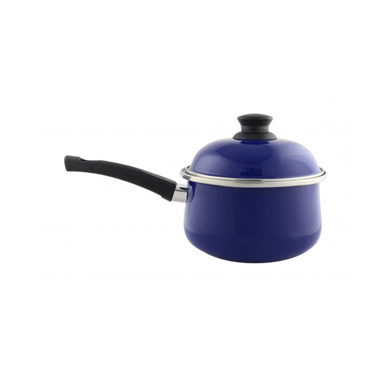 Panela Esmaltada com Cabo - Bojuda Azul - EWEL