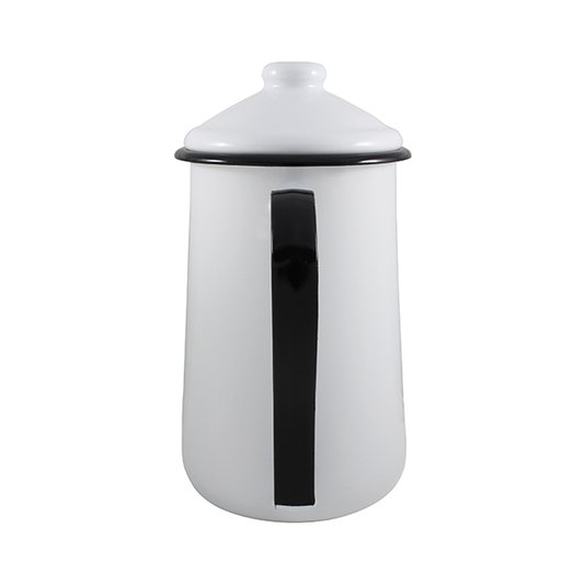 Bule para Café Esmaltado Tradicional - nº 14 - Branco - 1500 ml (EWEL)