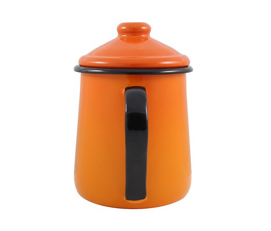 Cafeteira Esmaltada Tradicional - nº 12 - Laranja - 1100 ml (EWEL)