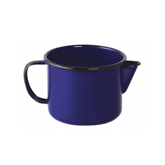 Caneca Esmaltada com Bico - nº 12 - Azul - 1000 ml (EWEL)