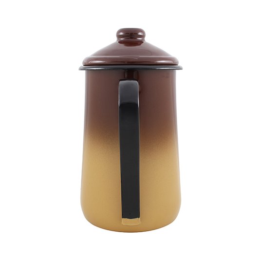 Bule para Café Esmaltado Tradicional - nº 14 - Marrom - 1500 ml (EWEL)