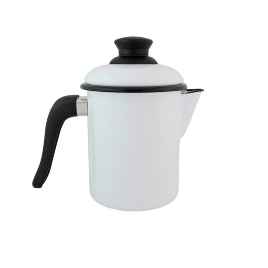 Leiteira Esmaltada - nº 10 - Branco - 900 ml (EWEL)