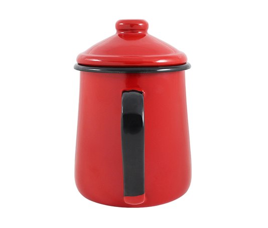 Cafeteira Esmaltada Tradicional - nº 12 - Vermelha - 1100 ml (EWEL)