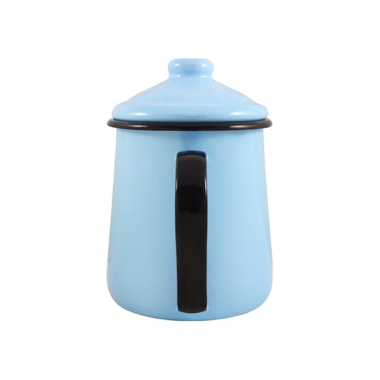 Leiteira Esmaltada Tradicional - nº 12 - Azul Claro - 1000 ml (EWEL)