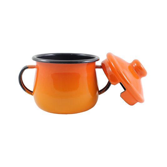 Açucareiro Esmaltado - n° 8 - Laranja - 380 ml (EWEL)
