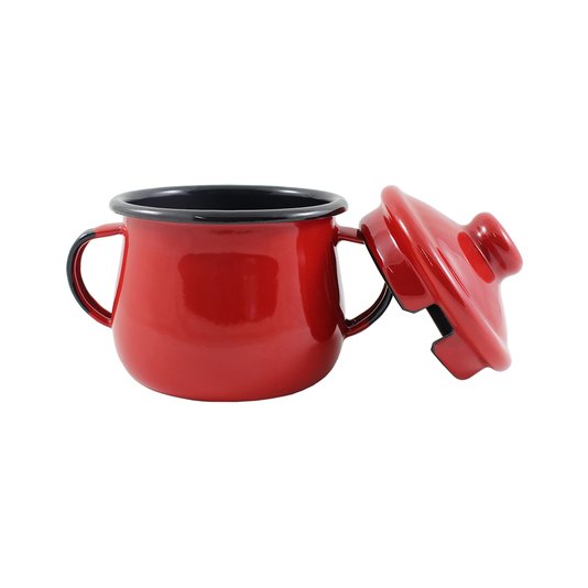 Açucareiro Esmaltado - n° 8 - Vermelho - 380 ml (EWEL)