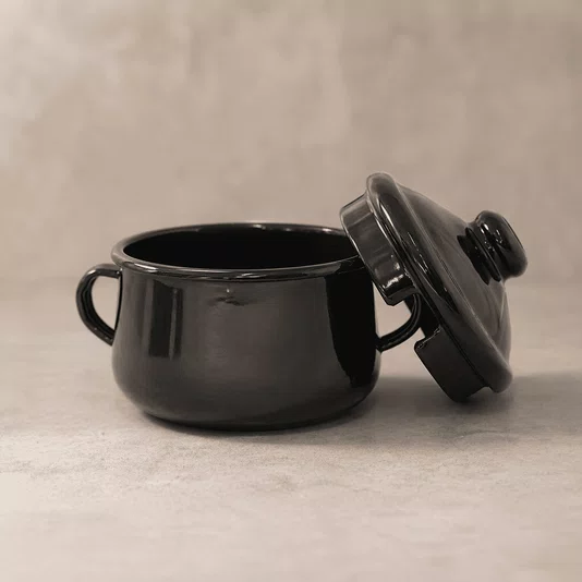 Açucareiro Esmaltado - nº 10 - Preto - 500 ml (EWEL)