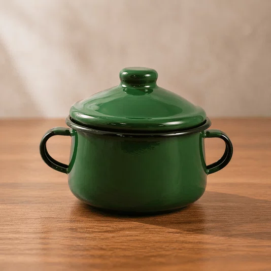 Açucareiro Esmaltado - nº 10 - Verde - 500 ml (EWEL)