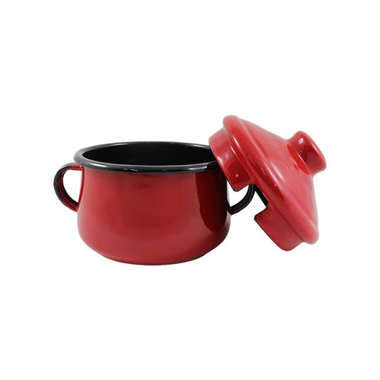 Açucareiro Esmaltado - nº 10 - Vermelho - 500 ml (EWEL)