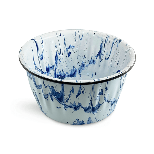 Champanheira Esmaltada - n° 26 - Azul (EWEL Coleção Marmorizada)