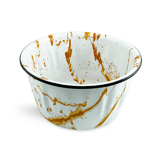 Champanheira Esmaltada - n° 26 - Laranja (EWEL Coleção Marmorizada)