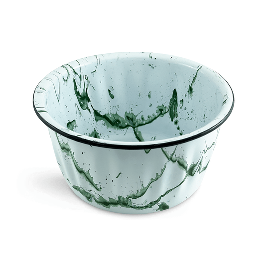 Champanheira Esmaltada - n° 34 - Verde (EWEL Coleção Marmorizada)