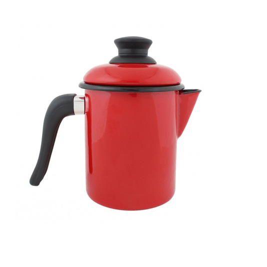 Leiteira Esmaltada - nº 10 - Vermelha - 900 ml (EWEL)
