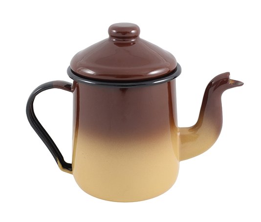 Cafeteira Esmaltada Tradicional - nº 12 - Marrom - 1100 ml (EWEL)