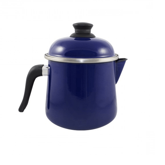 Leiteira Esmaltada Bojuda - nº 16 - Azul - 2000 ml (EWEL)