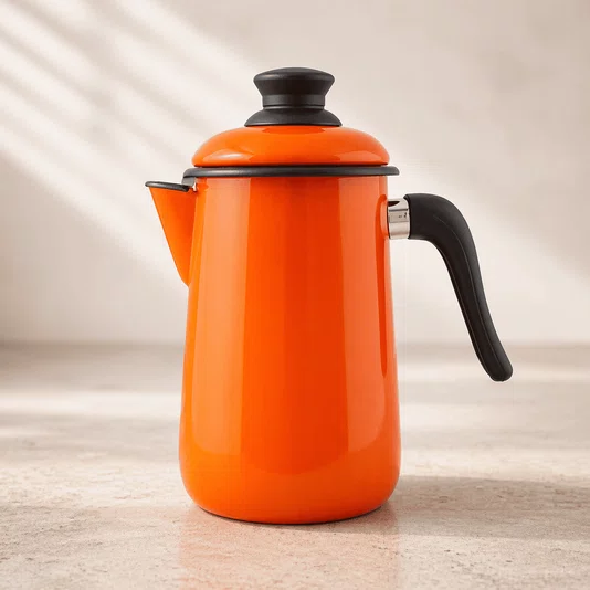 Cafeteira Esmaltada Tradicional - nº 12 - Marrom - 1100 ml (EWEL)