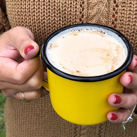 Caneca Esmaltada Amarela - EWEL