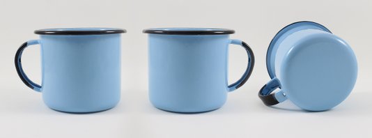 Caneca Esmaltada Azul Claro - EWEL