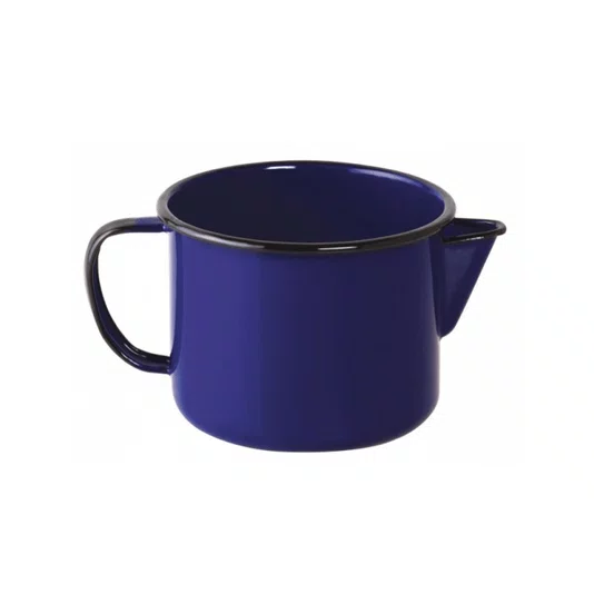 Caneca Esmaltada com Bico - nº 10 - Azul - 600 ml (EWEL)