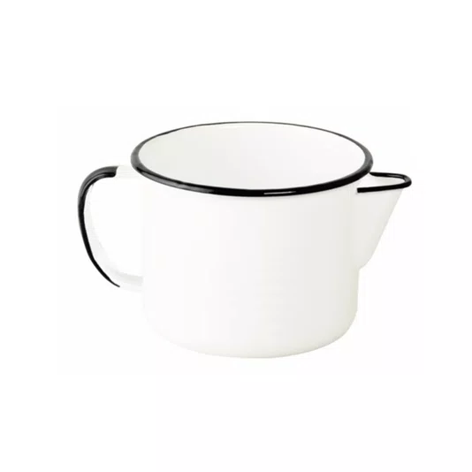 Caneca Esmaltada com Bico - nº 10 - Branca - 600 ml (EWEL)