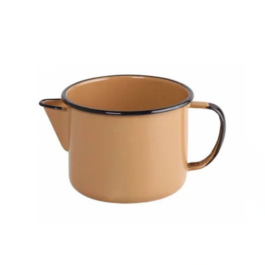 Caneca Esmaltada com Bico - nº 10 - Marrom - 600 ml (EWEL)