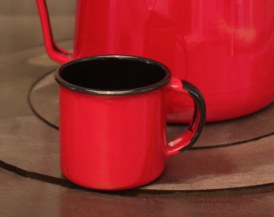 Caneca Esmaltada Vermelha - EWEL