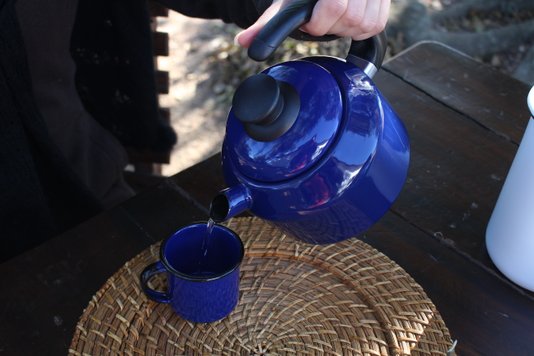 Chaleira Esmaltada - nº 14 - Azul - 1500 ml (EWEL)