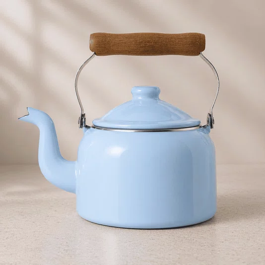Chaleira Esmaltada Tradicional - nº 16 - Azul Claro - 1800 ml (EWEL)