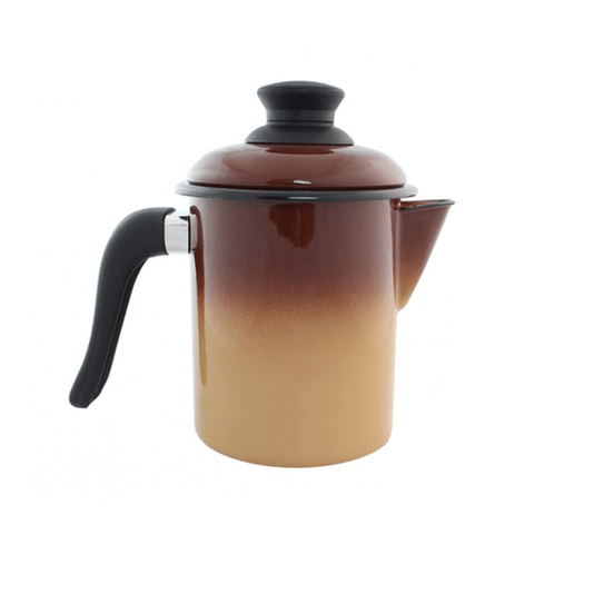 Leiteira Esmaltada - nº 10 - Marrom - 900 ml (EWEL)