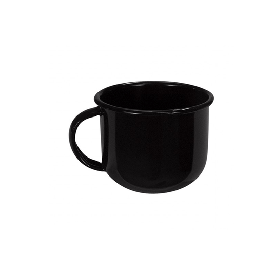 Xícara Esmaltada Preta - EWEL