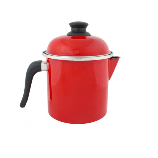 Leiteira Esmaltada - nº 16 - Vermelha - 1800 ml (EWEL)