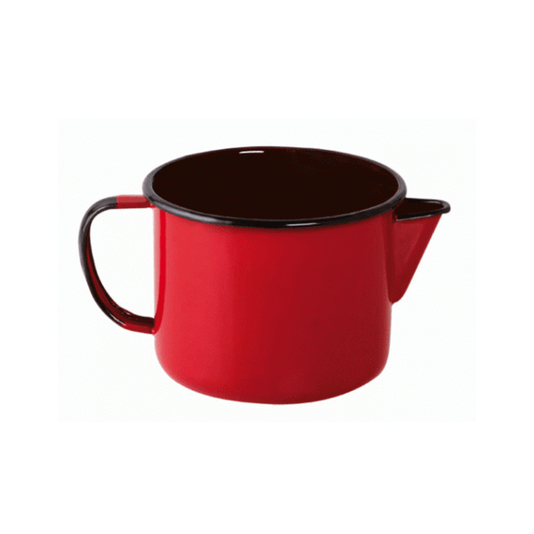 Caneca Esmaltada com Bico - nº 12 - Vermelha - 1000 ml (EWEL)