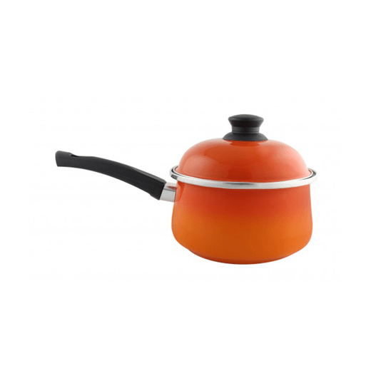 Panela Esmaltada com Cabo - Bojuda Laranja - EWEL