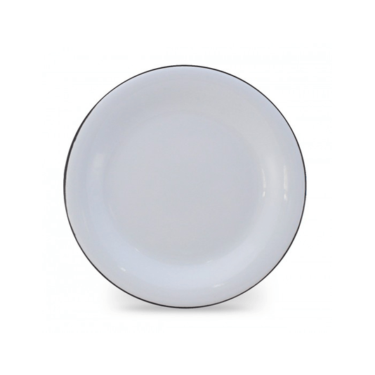 Prato Esmaltado Raso - nº 26 - Branco - 700 ml (EWEL)