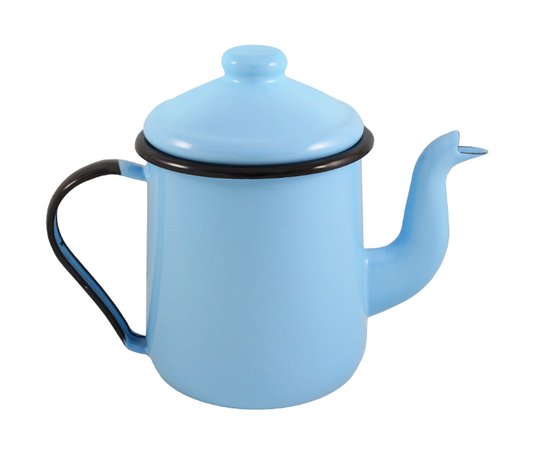 Cafeteira Esmaltada Tradicional - nº 12 - Azul Claro - 1100 ml (EWEL)