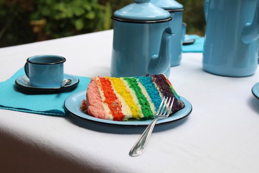 Prato Esmaltado para sobremesa - nº 20 - Azul Claro - 250 ml (EWEL)