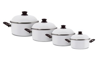 Jogo de Panelas Linha Ewel 4 peças - Branco