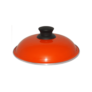 Tampa Pomel em Nylon Antitérmico e Acabamento Inox - Laranja