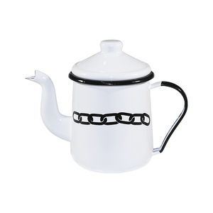 Cafeteira Esmaltada Tradicional - nº 12 - Branca Corrente - 1100 ml (À LA GARÇONNE + EWEL)