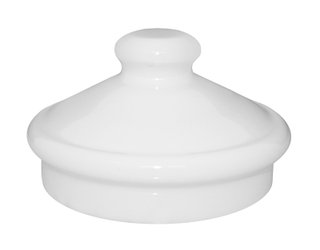 Tampa Pomel Esmaltado - Branco