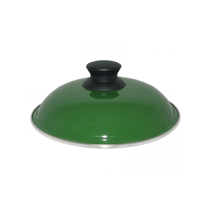 Tampa Pomel em Nylon Antitérmico e Acabamento Inox - Verde