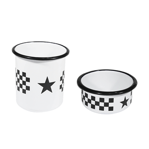 Conjunto de Escritório – 2 pçs – Branco Estrela (À LA GARÇONNE + EWEL)