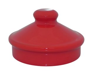 Tampa Pomel Esmaltado - Vermelho