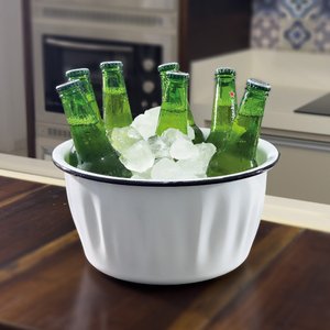 Champanheira Esmaltada - n° 26 - Branco