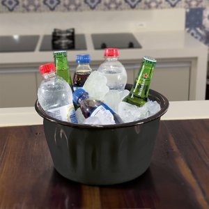 Champanheira Esmaltada - n° 26 - Preto